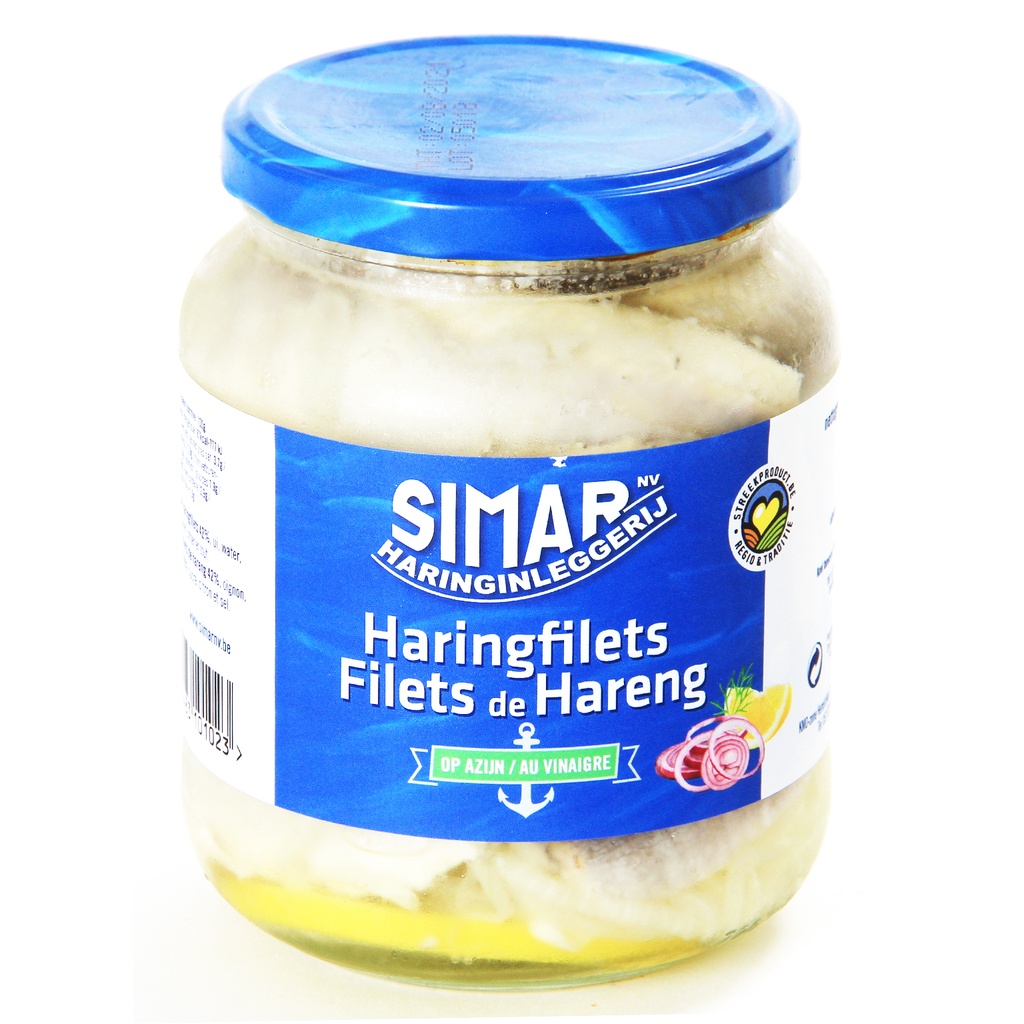 Haring-filet Klein 700gr Bokaal