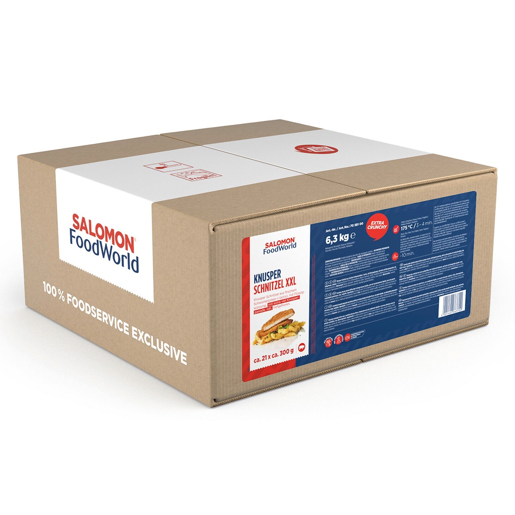 Knusper Schnitzel XXL Salomon 21 x 300gr 