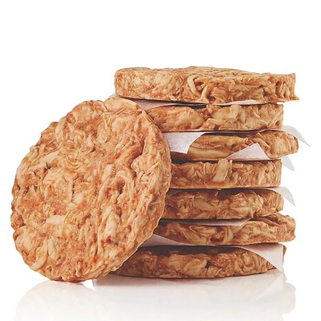 Pulled Chick'n Burger Salomon 2,4kg/zak (zak=24 x 100gr) 