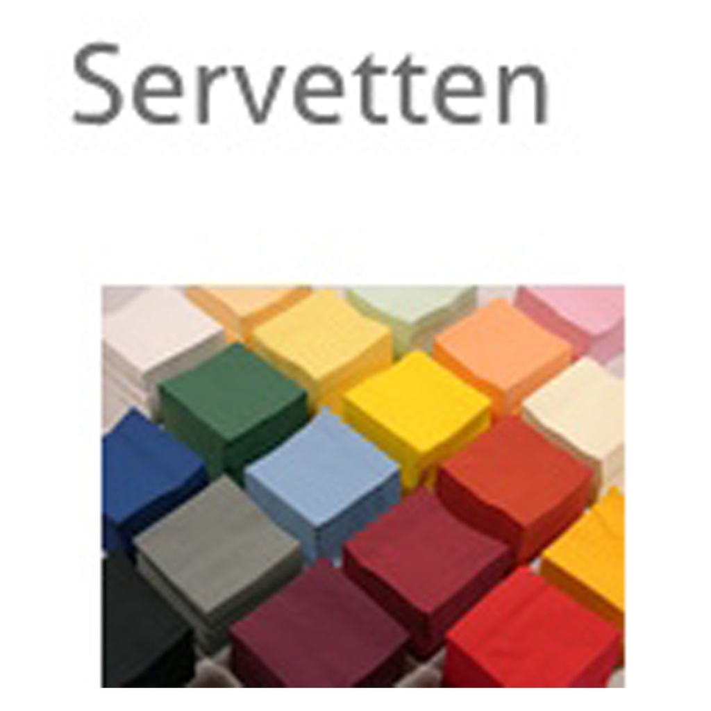 Servet 38x38cm Grijs 100st