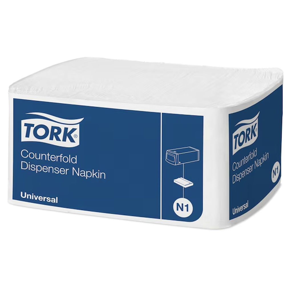 Counterfold Dispenser Napkin Tork 30x33cm Wit