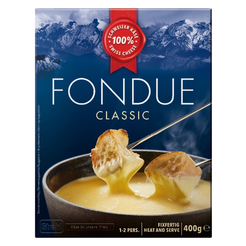 Fondue Suisse 16% Strahl 400 gr
