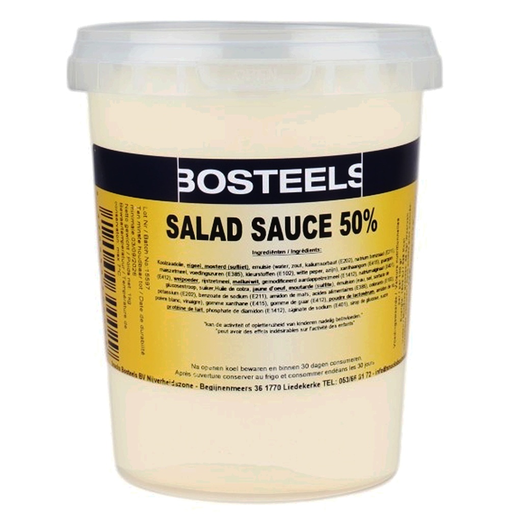 Salad Saus 50% Pot 1L Bosteels