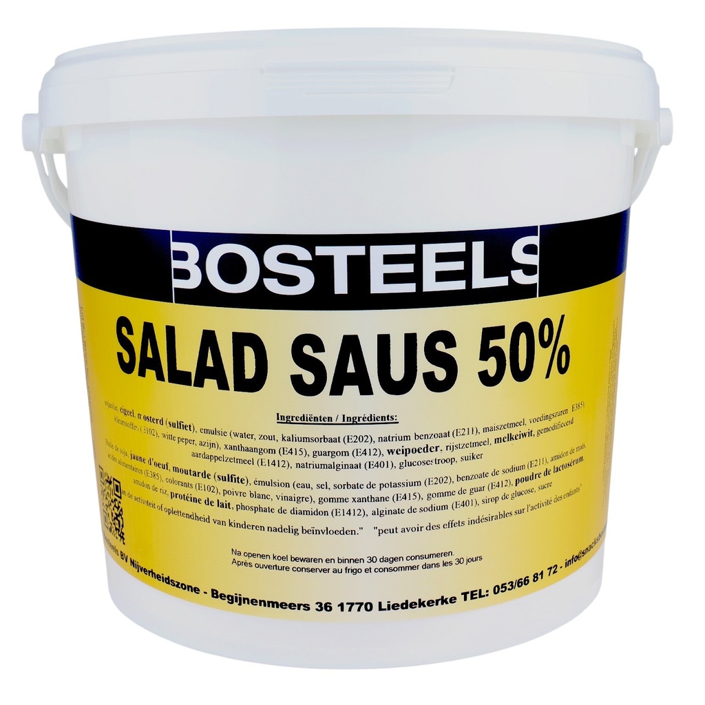 Sauce Salade 50% Seau Bosteels 5L