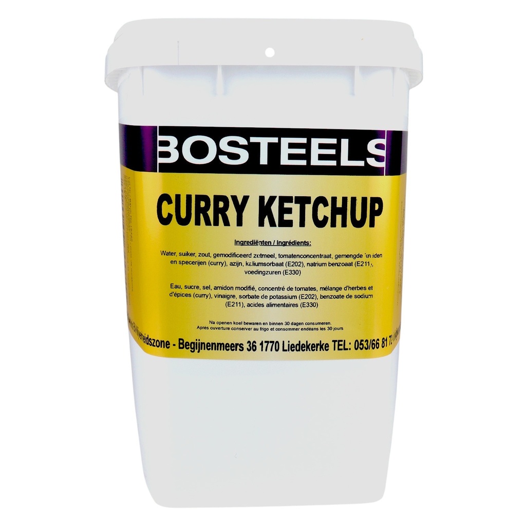 Curry Ketchup Box 6L Bosteels