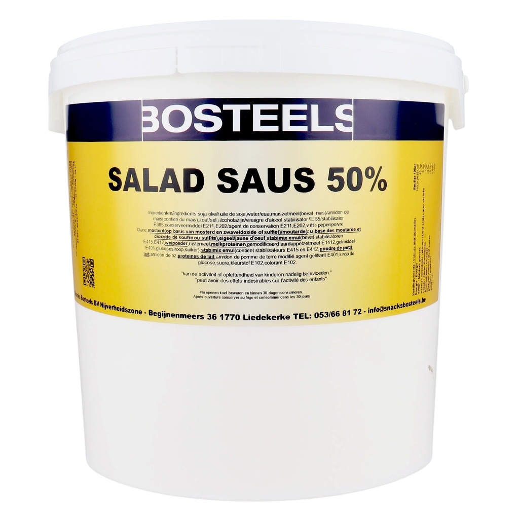 Sauce Salade 50% Seau 10L Bosteels