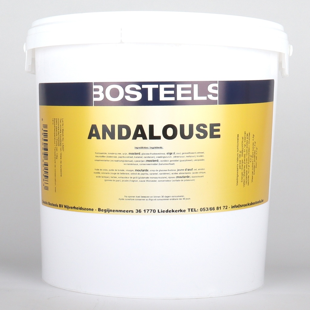 Andalouse Saus Bosteels Emmer 10 L