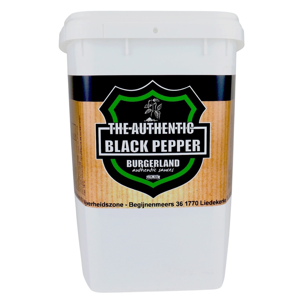 Black Pepper Saus Burgerland Box 5 L 