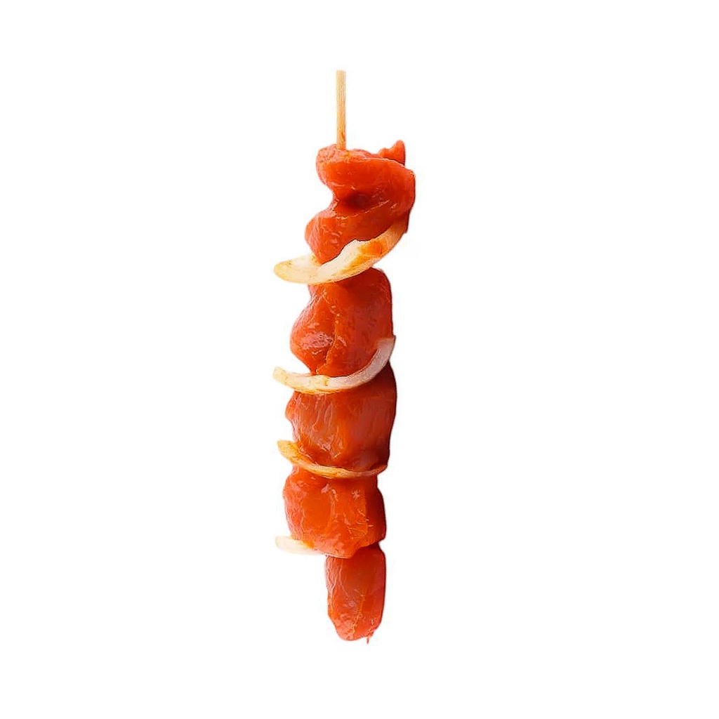 Saté Porc Oignon 10 x 110 g (4 pc par brochette) Saté à Manger Frais