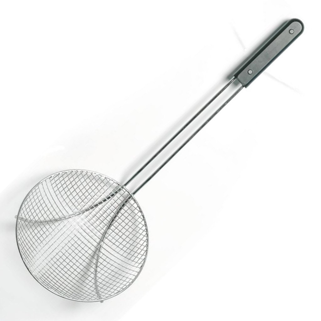 Frietspaan Inox M Zwart Handvat 28cm Mm