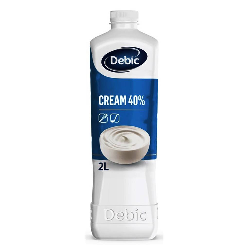 (Slag)Room Ongesuikerd 40%  Debic 2 L