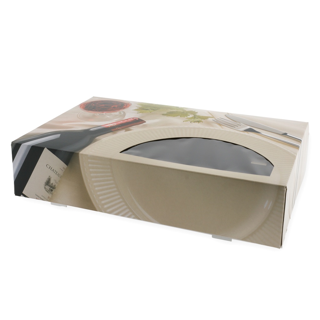 Cateringdoos 35.7x24.7x8cm Bordeaux 10st