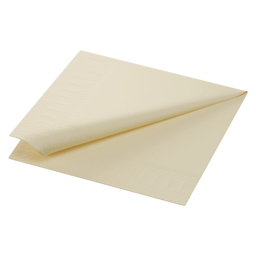 Servetten 33 x 33 cm 2-laags Tissue Champagne Duni 125 st