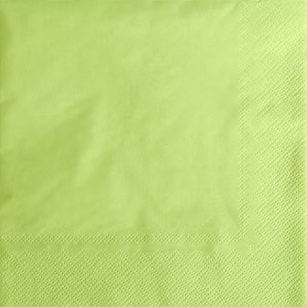 Servet 33x33cm 2l Lime 100st