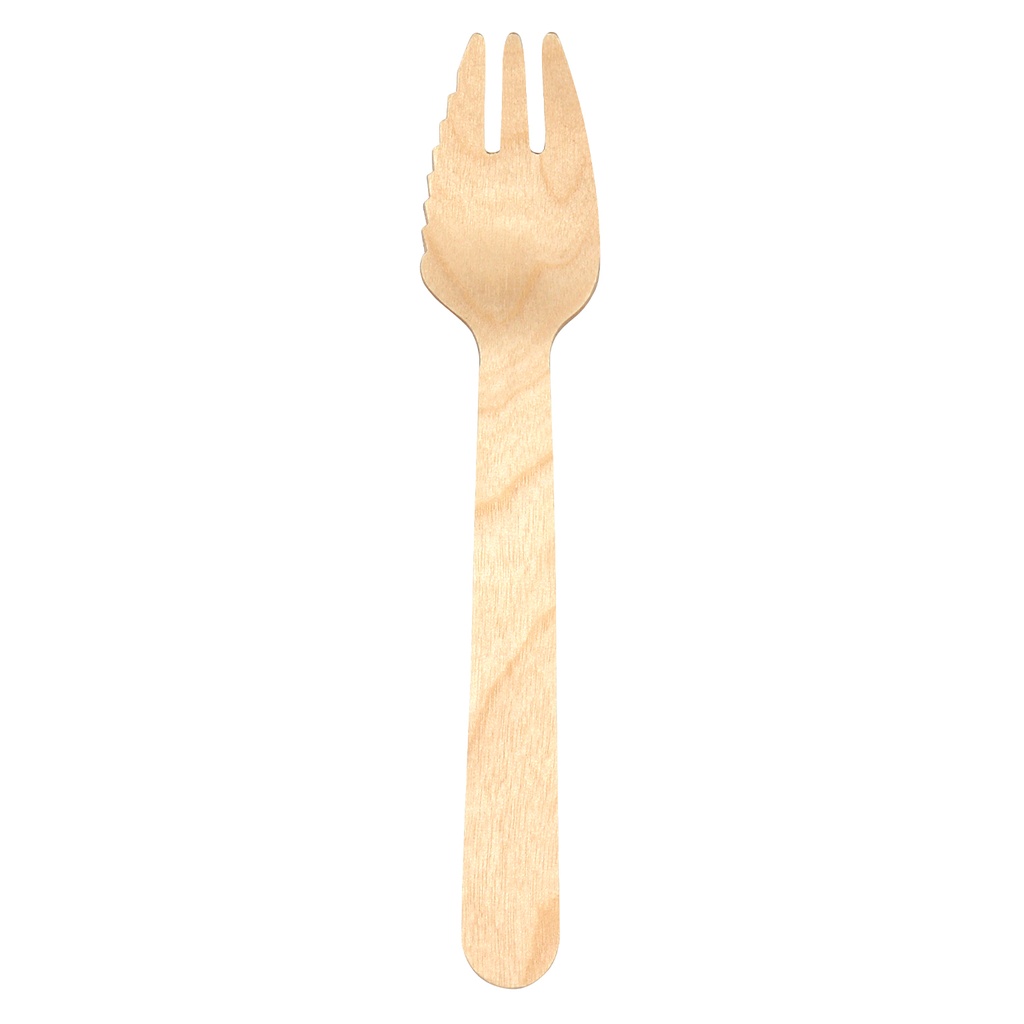 Snackvork Hout 14cm 1000 Stuks Per Doos