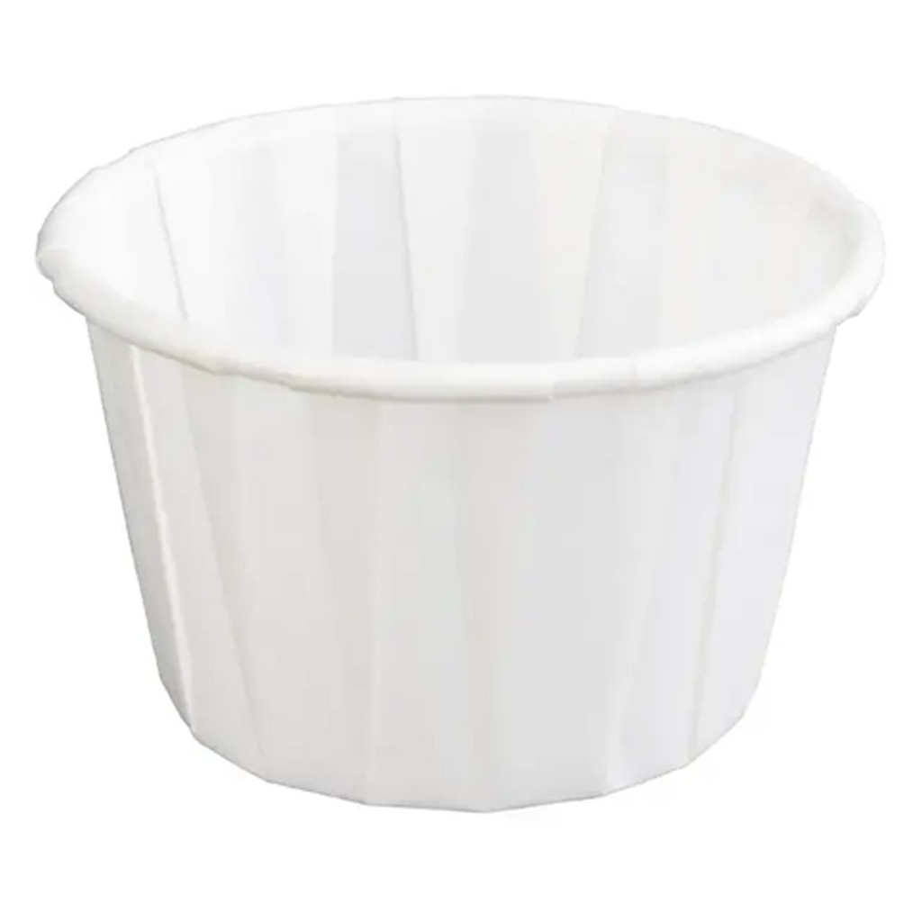 Sauspotje Papier 60ml Wit 100st Hardy