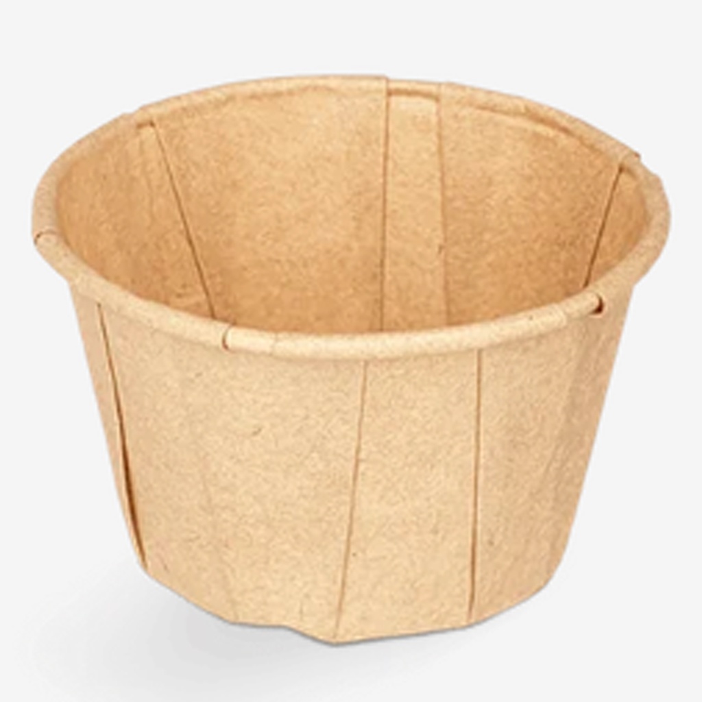 Sauspotje Papier 60ml Bruin 100st Hardy