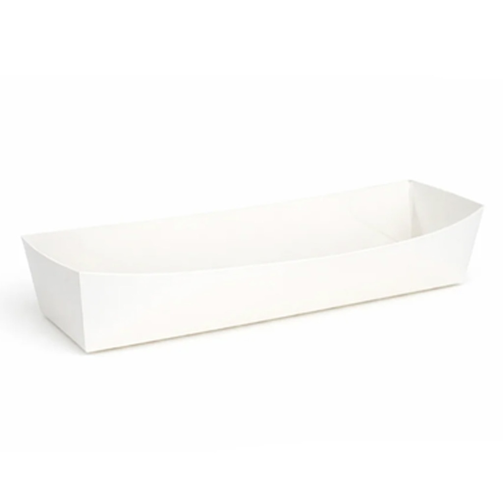 Karton Bakje A16 Wit Frikandel 250st (21x3,5x3,4cm)