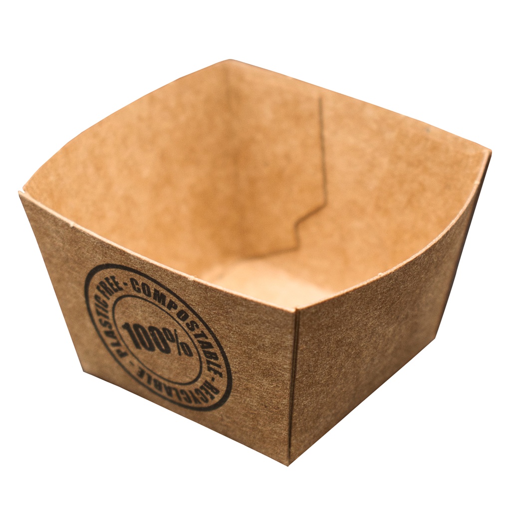 Bakje C A0 Eco Kraft 2000st (3,5x3,5x3cm)