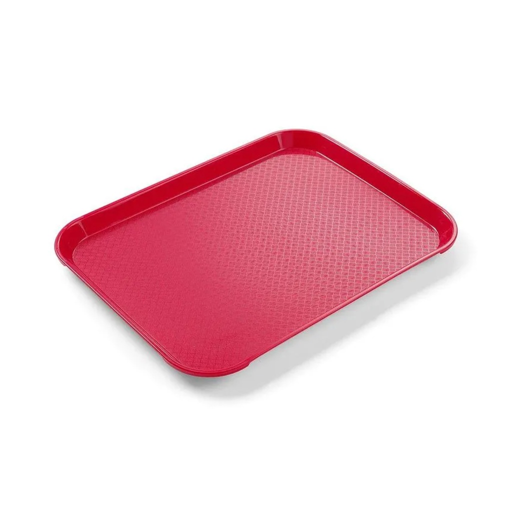 878712 Fastfood Dienbladen Small Rood PP Hendi 265 x 345 mm
