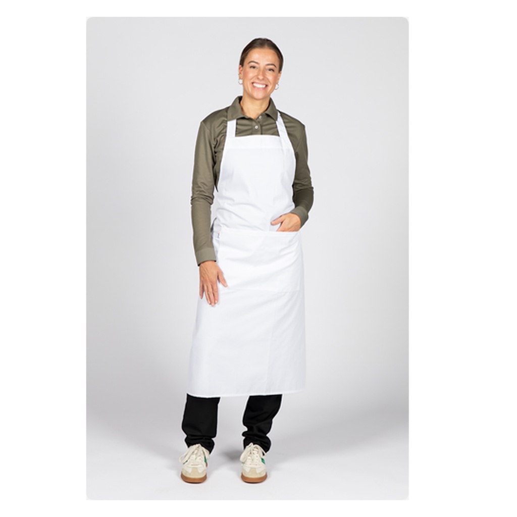 Cheffix Schort Vita Twill Wit 75x100cm