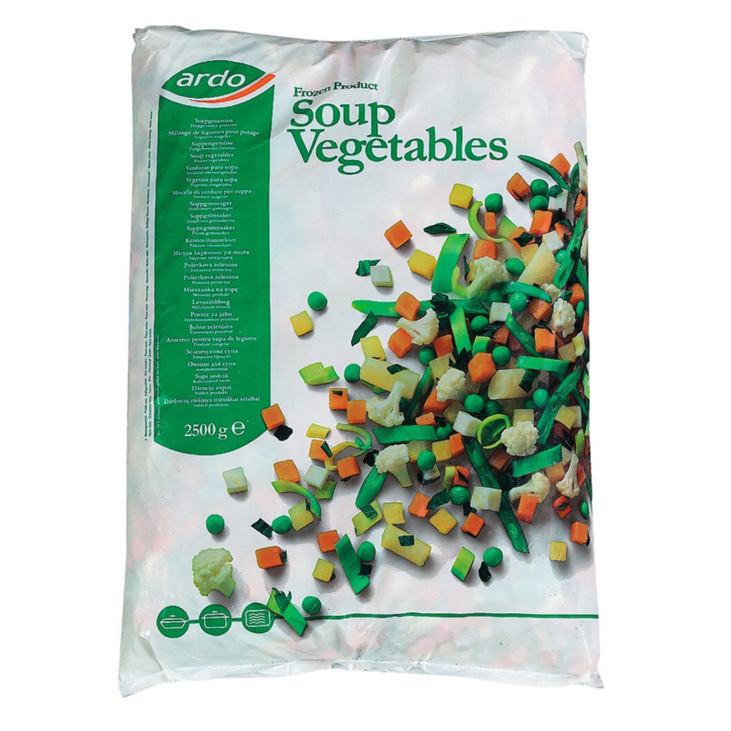 Soepgroenten Ardo 2,5 Kg Diepvries