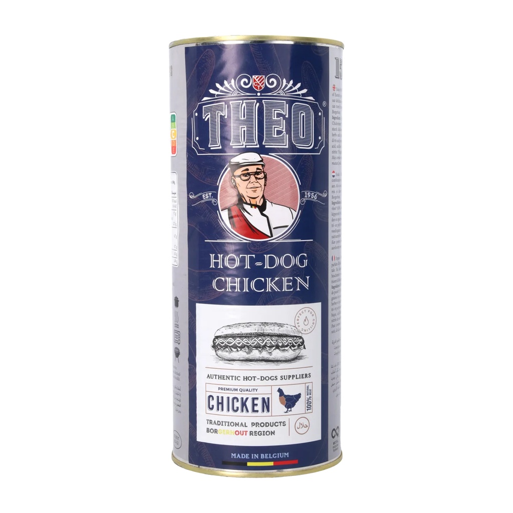 Hot Dog Poulet Theo Coertjens 32 x 50 gr