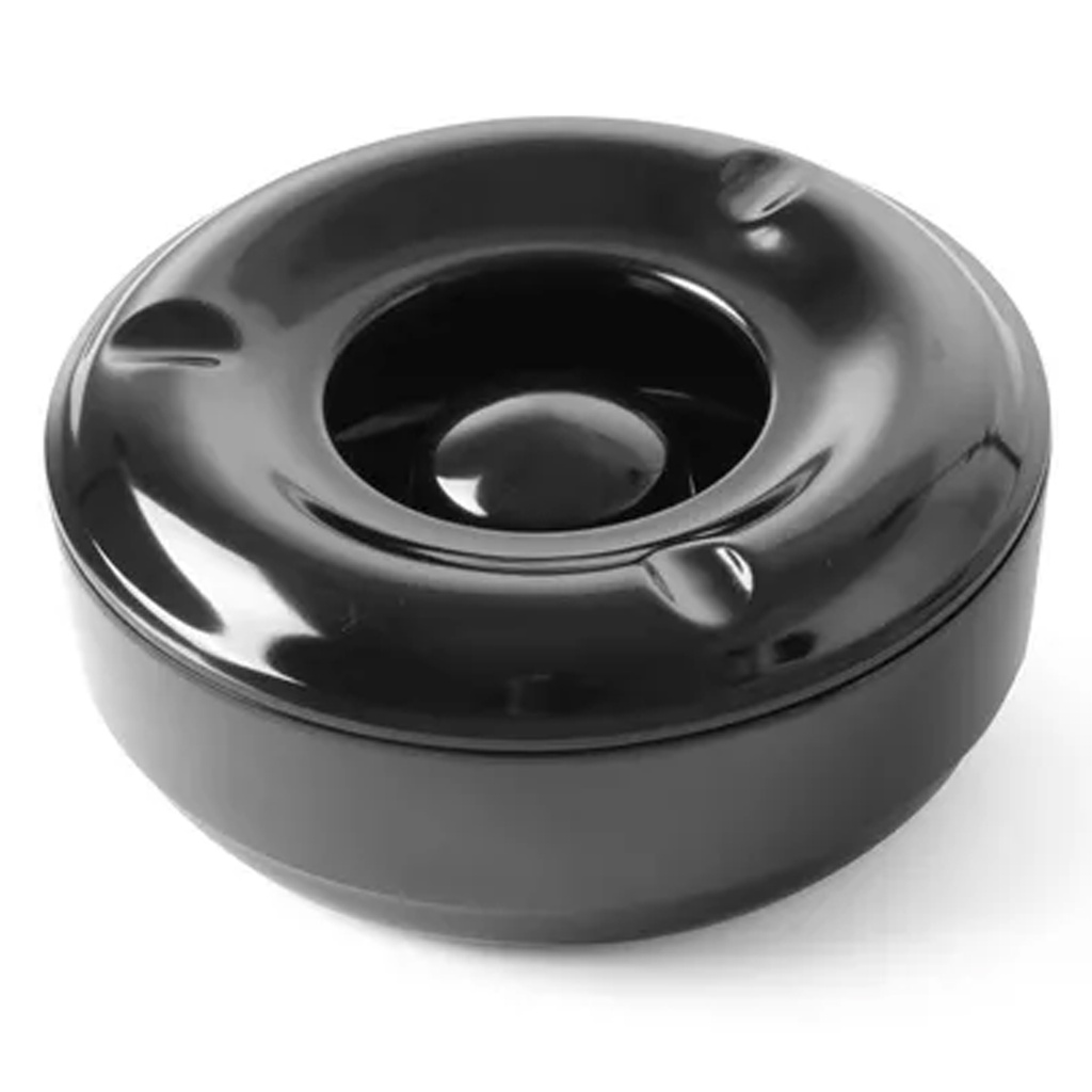 569757 Asbak Zwart Melamine Hendi 1 st
