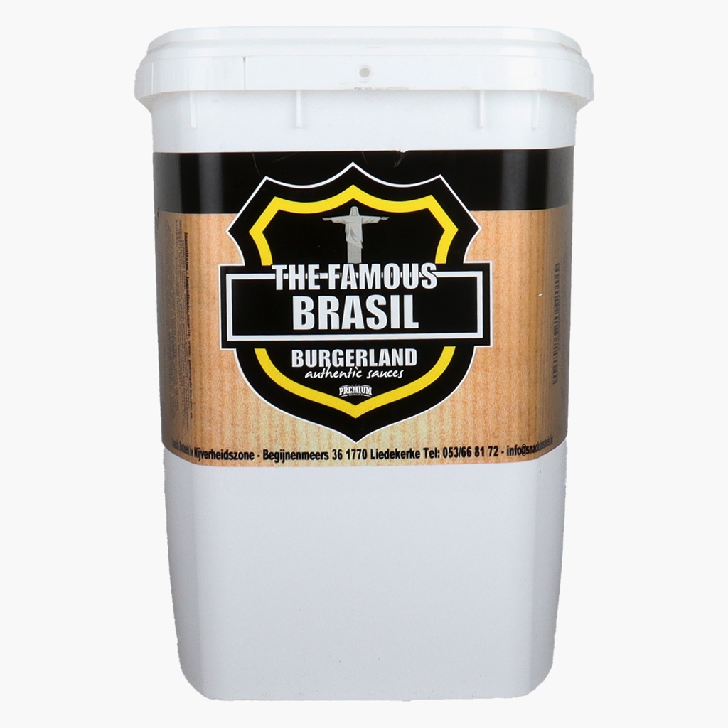 The Famous Brasil Saus Burgerland Box 5 L