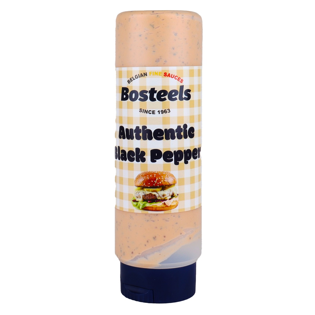 Authentic Black Pepper Tube 500 gr Bosteels 