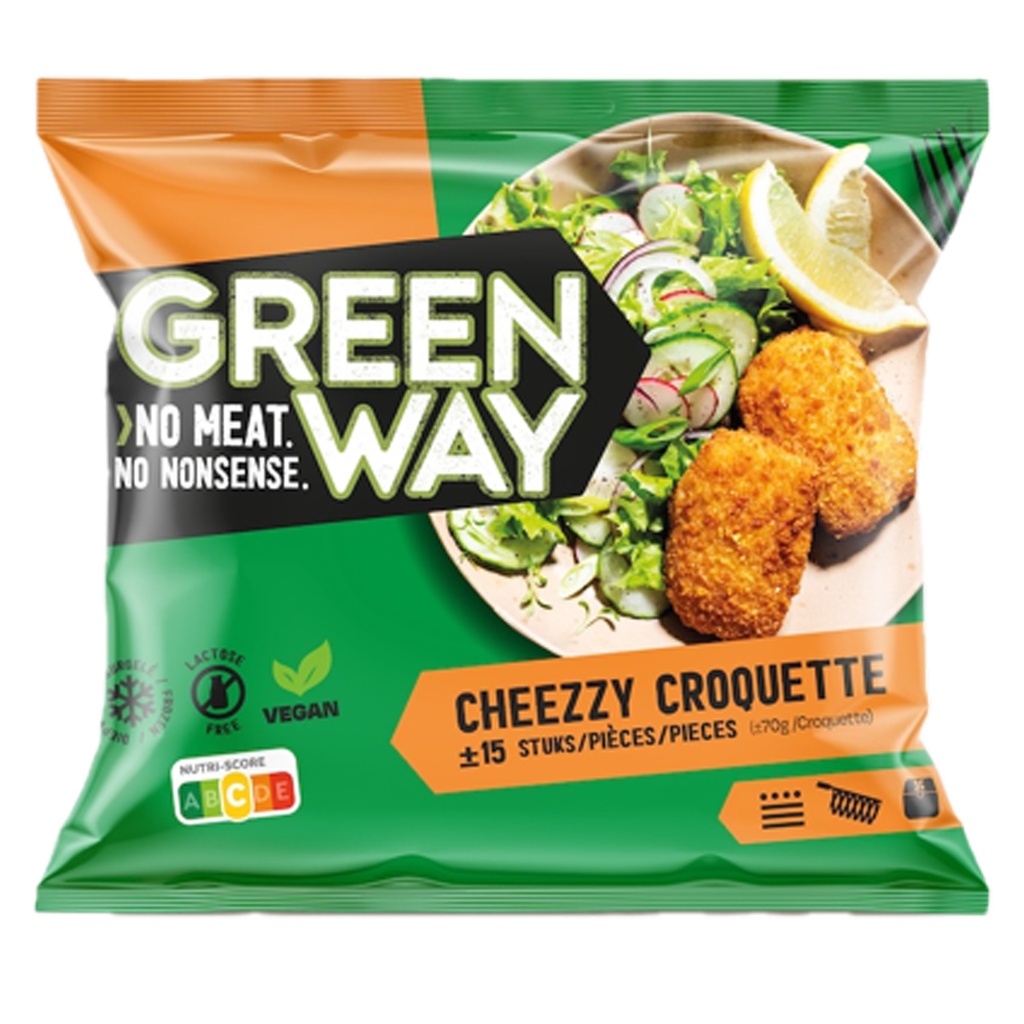 Cheezy Kroketten Vegan Greenway 1 kg