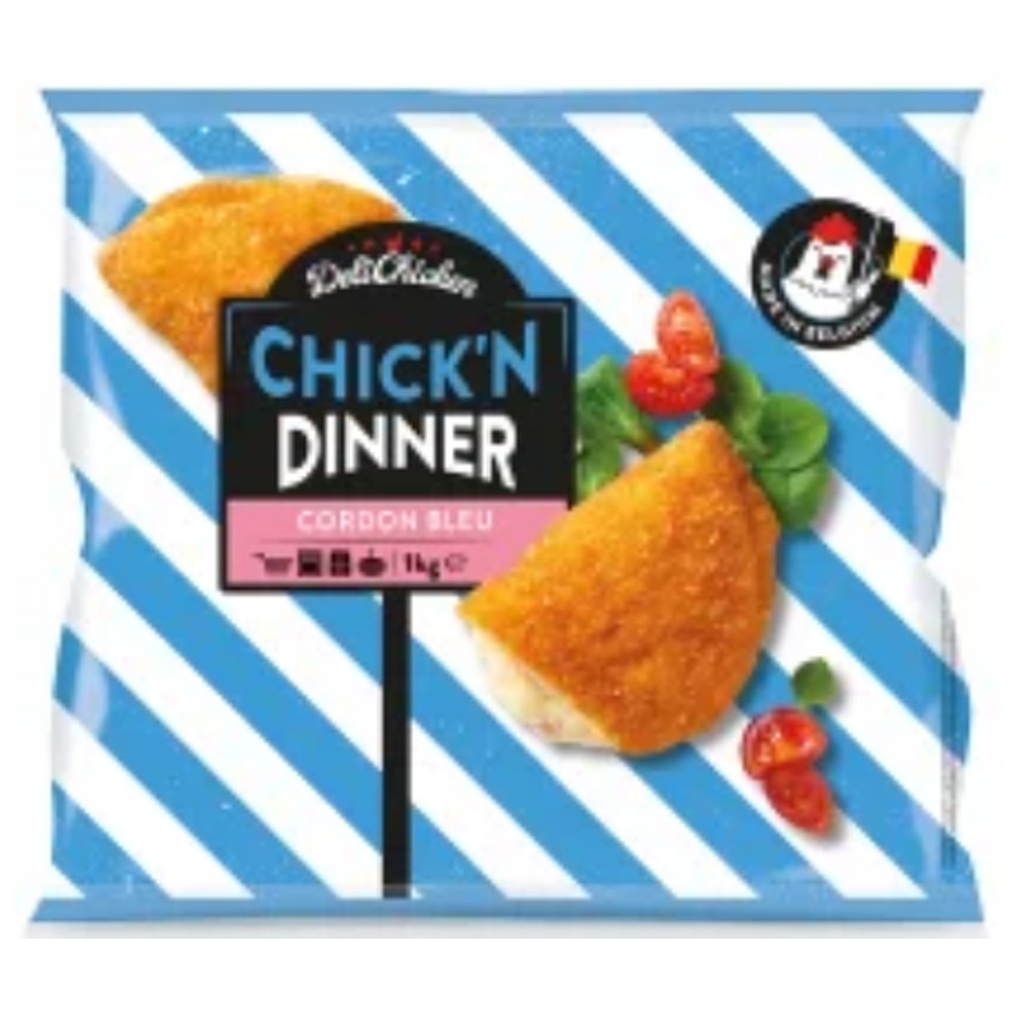 Chicken Dinner Cordon Bleu Farm Chix 1 kg