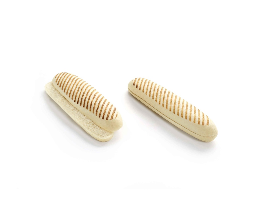 4154 Panini Wit Gegrild Voorgesneden 27cm La Lorraine 45 x 125 gr