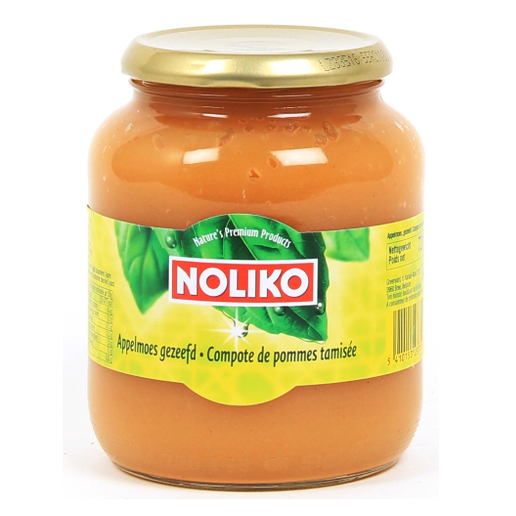 Appelmoes Gezeefd Noliko Glas 720 gr