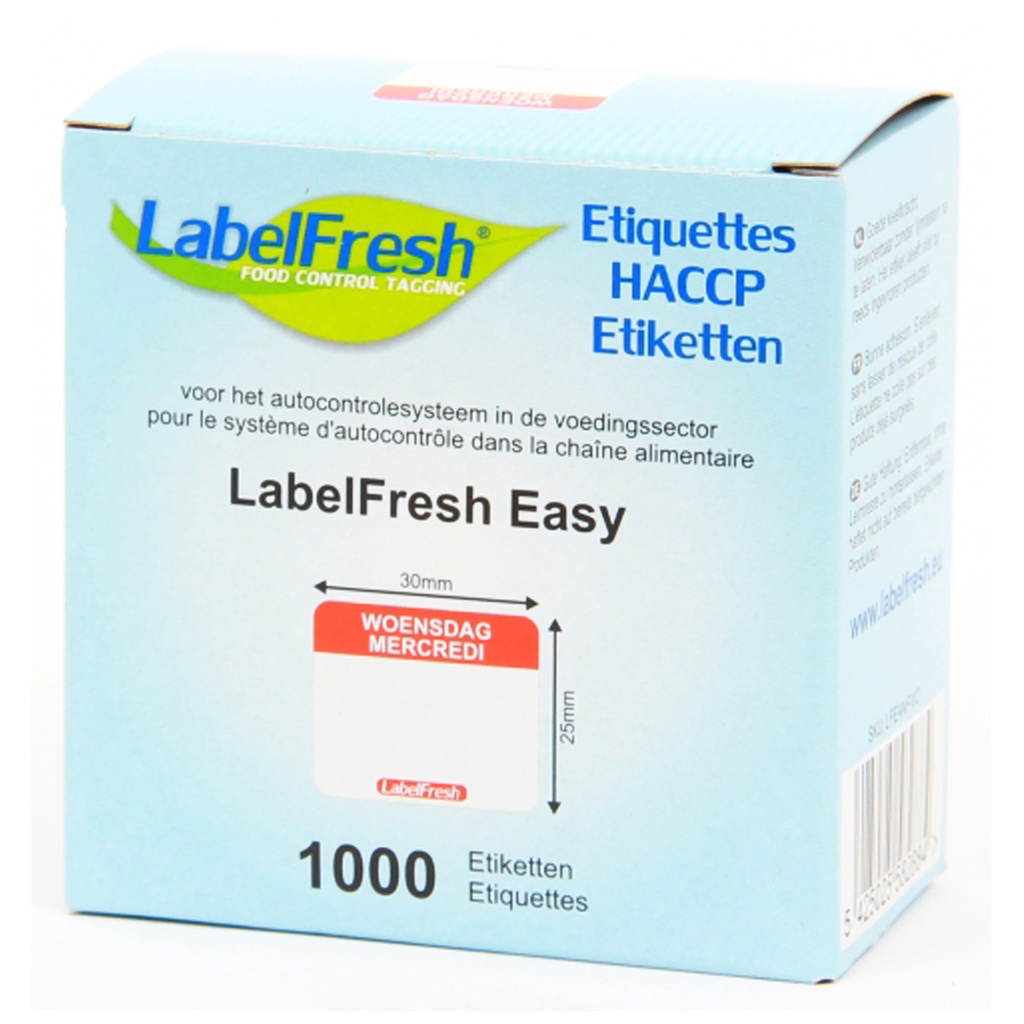 Labelfresh Easy Mecredi 1000 pcs