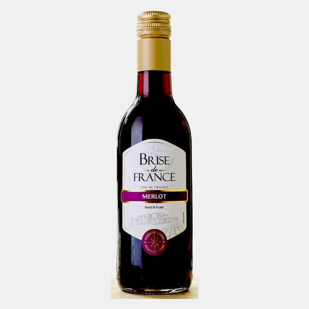 Brise de France d' Oc Merlot (Rood) 12 x 25 cl