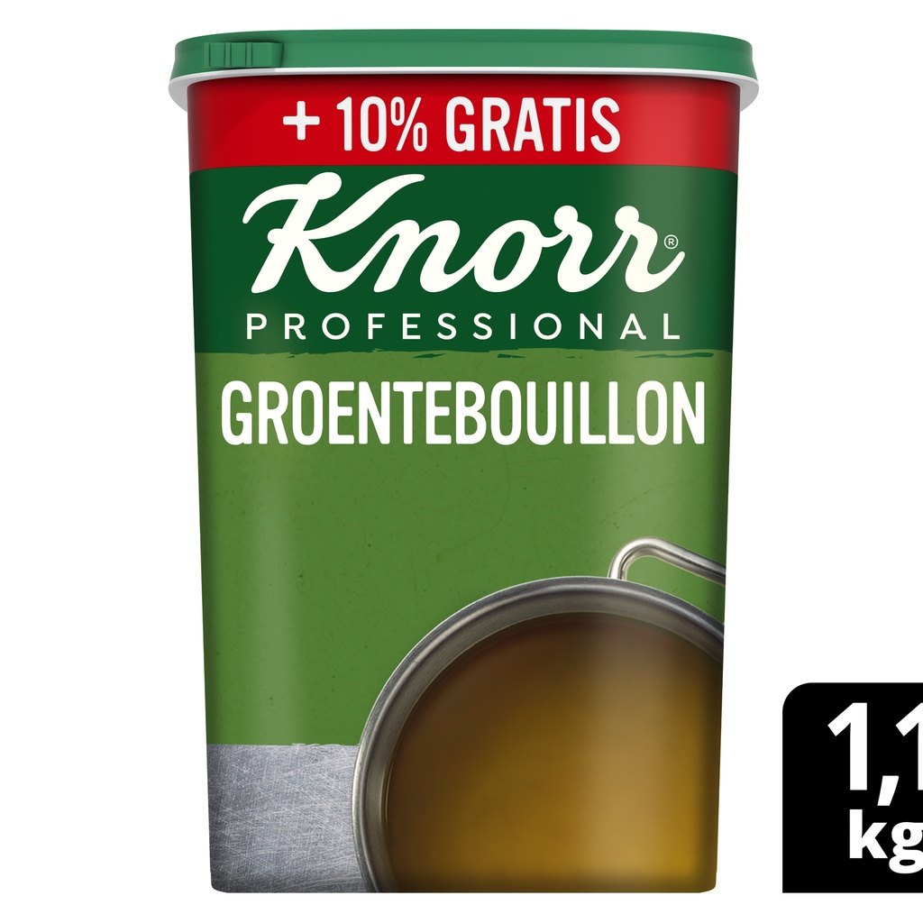 Bouillon Groenten Poeder Knorr 10 % gratis 1,1 kg