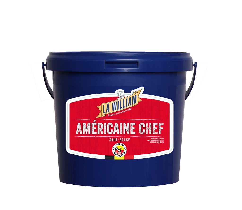 Américain Saus Chef La William Emmer 9,5 L