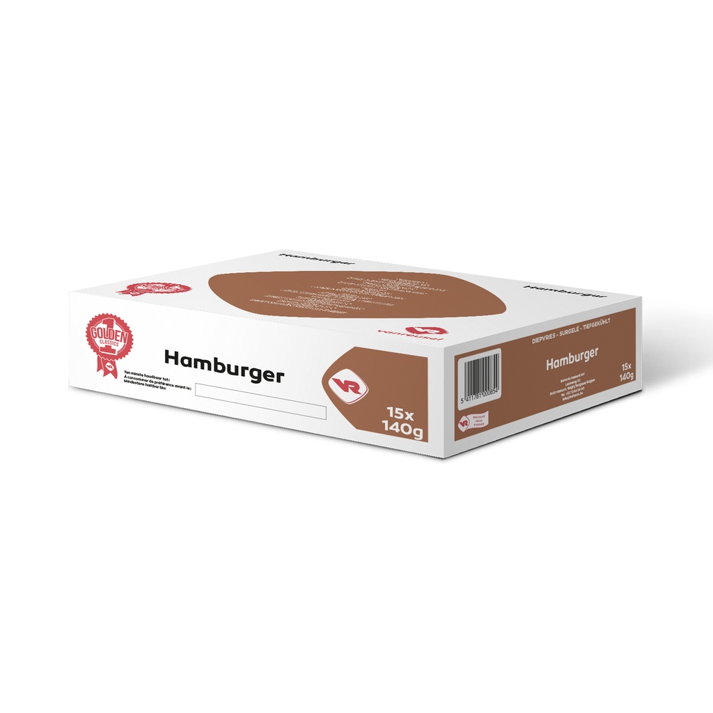 Hamburger Vanreusel 15 x 140 gr