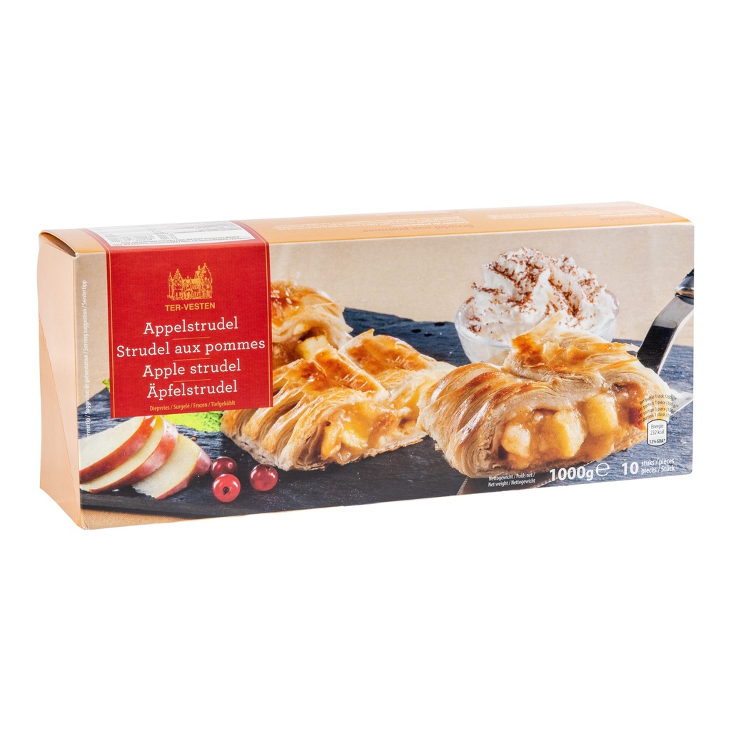 STRUDEL AUX POMMES 10X100GR TER VESTEN