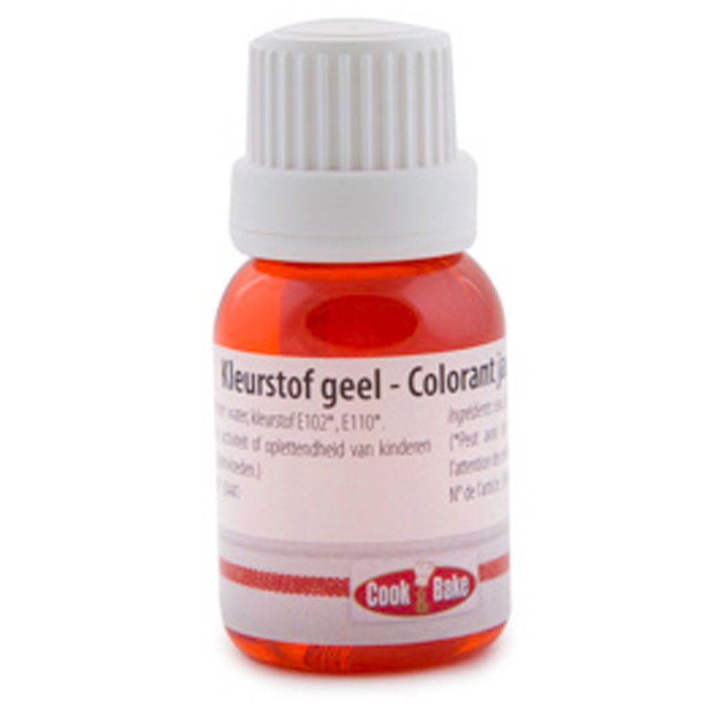 Kleurstof Levensmiddelen Geel 20 ml
