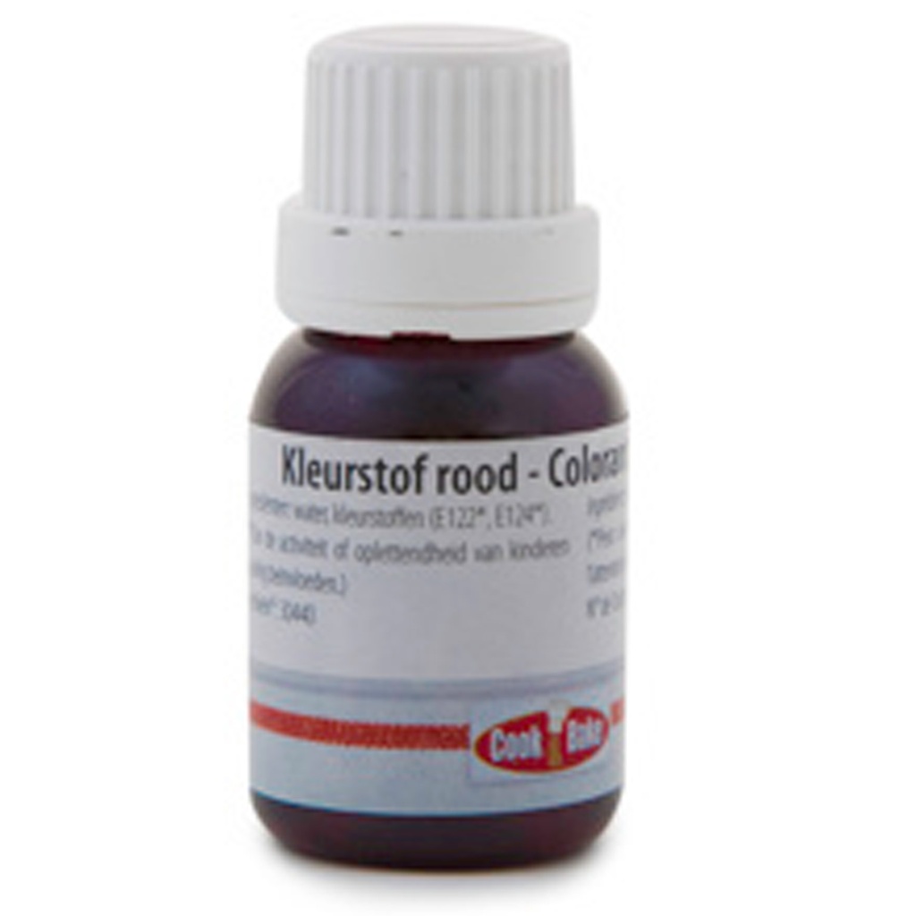 Kleurstof Levensmiddelen Rood 20 ml