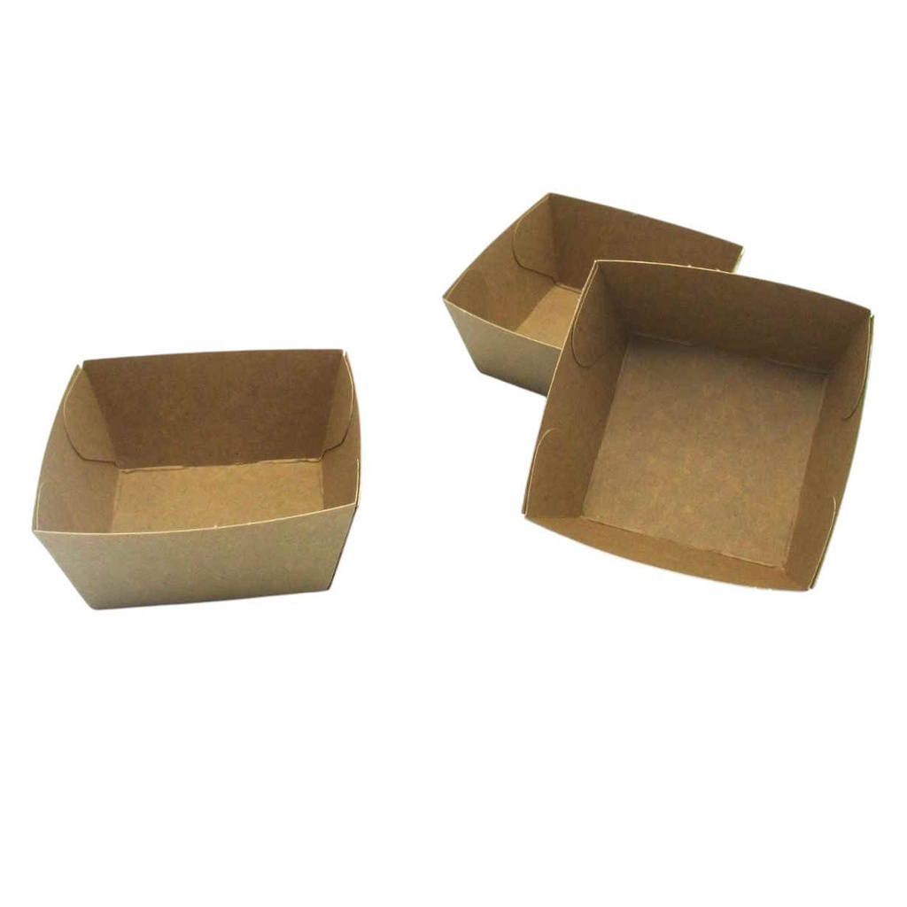 Bakje C A2 Kraft (5.5 x 5.3 x 5 cm) 1000 st 