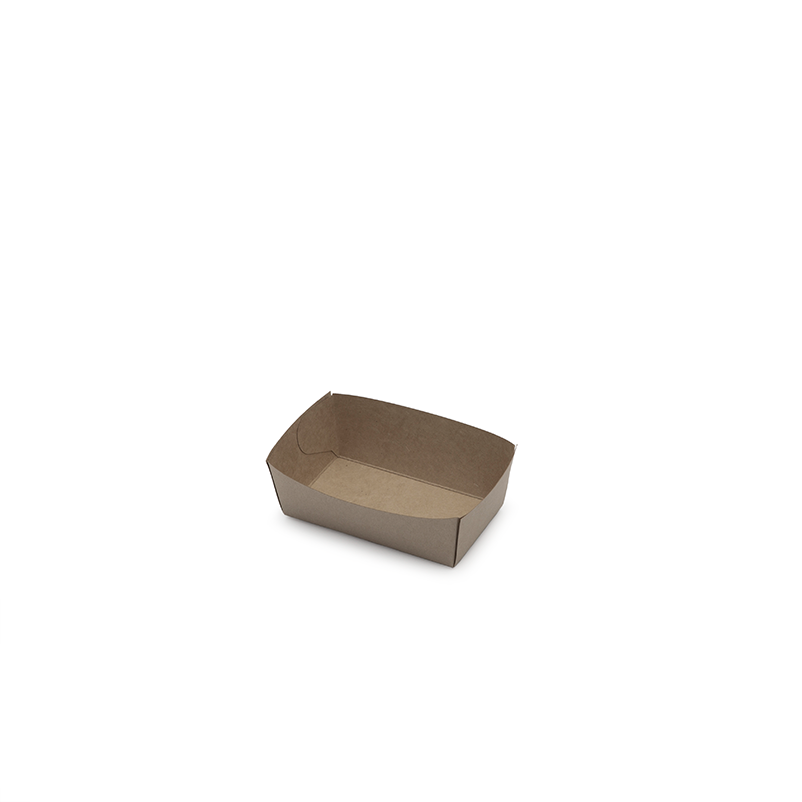 Karton Frietbak 85 Bruin Eco Is It 70x122x45 250 st