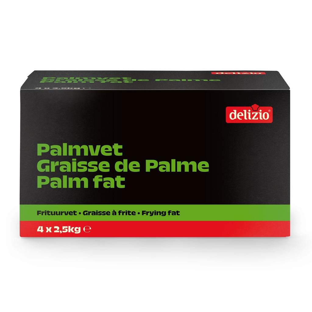 Graisse De Palm Delizio green 4 x 2,5 kg