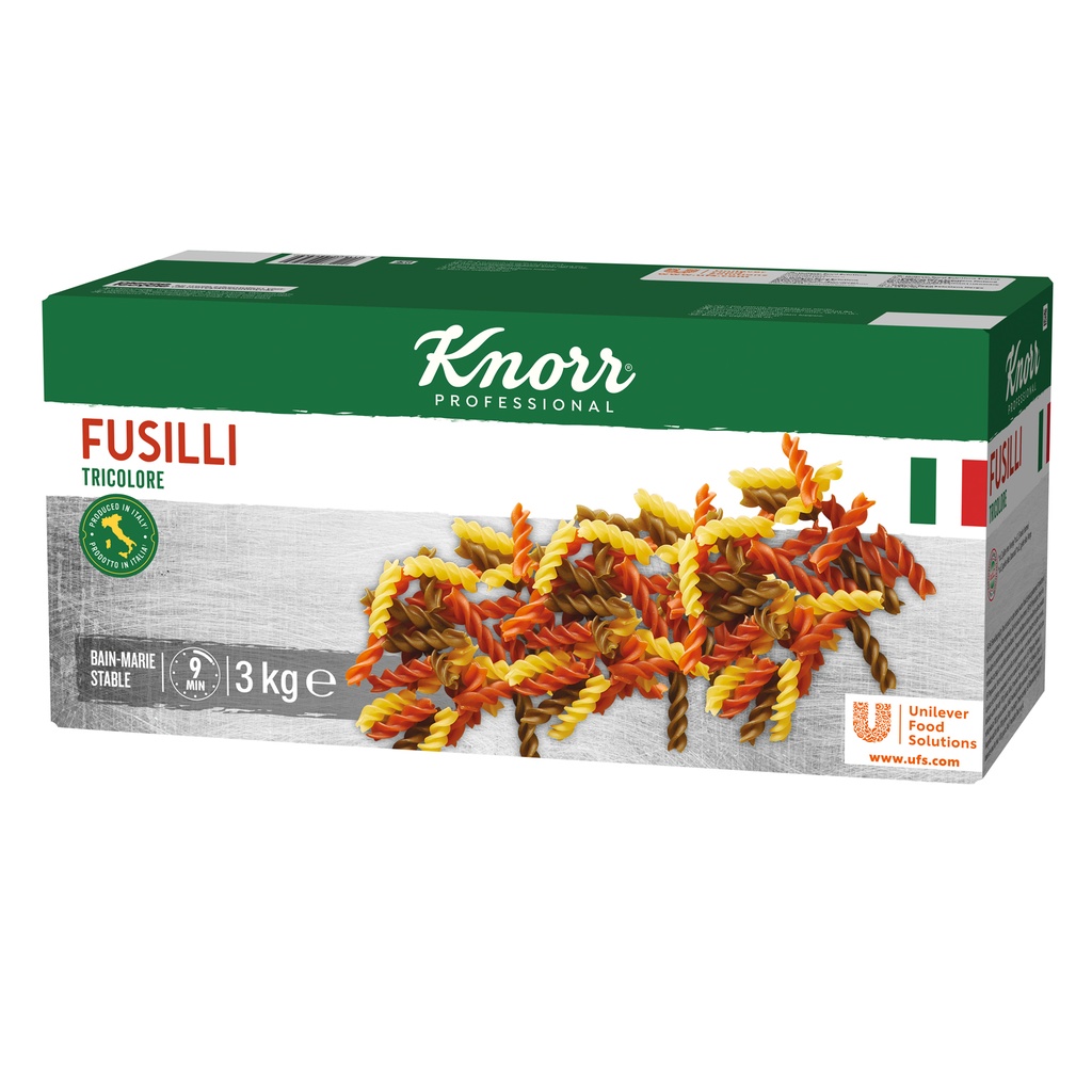 KNORR FUSILLI TRICOLORE 3KG