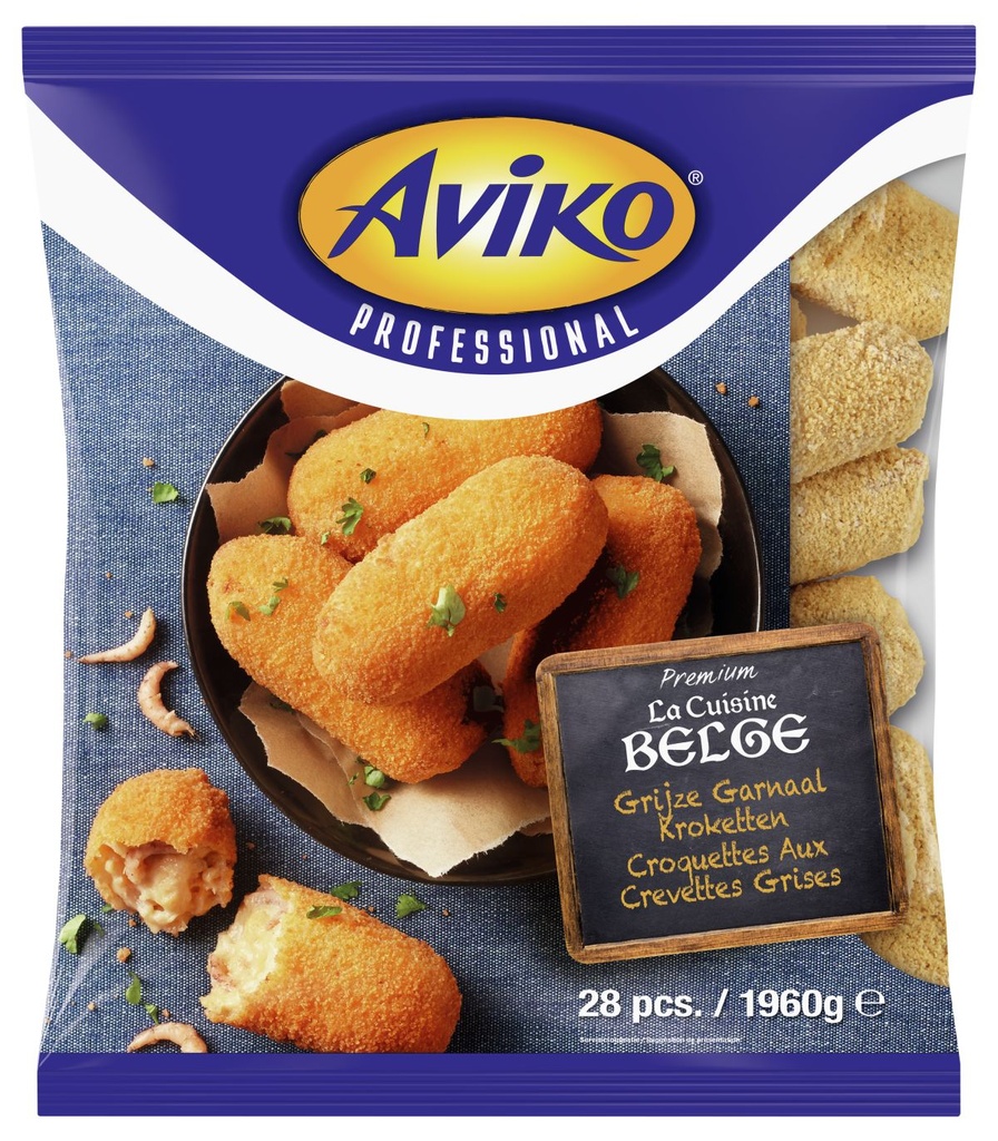 CROQUETTE DE CREVETTES ARTISANALE SAC 28X70GR AVIKO