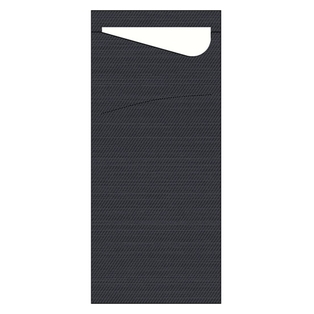 Bestekzakjes Zwart 200 x 85 mm Duni 100 st