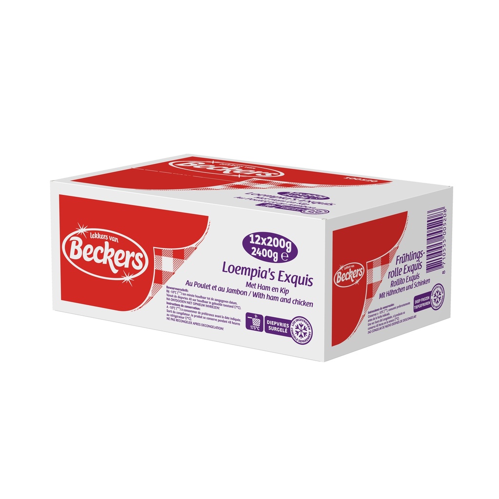 LOEMPIA EXQUIS 12X200GR BECKERS