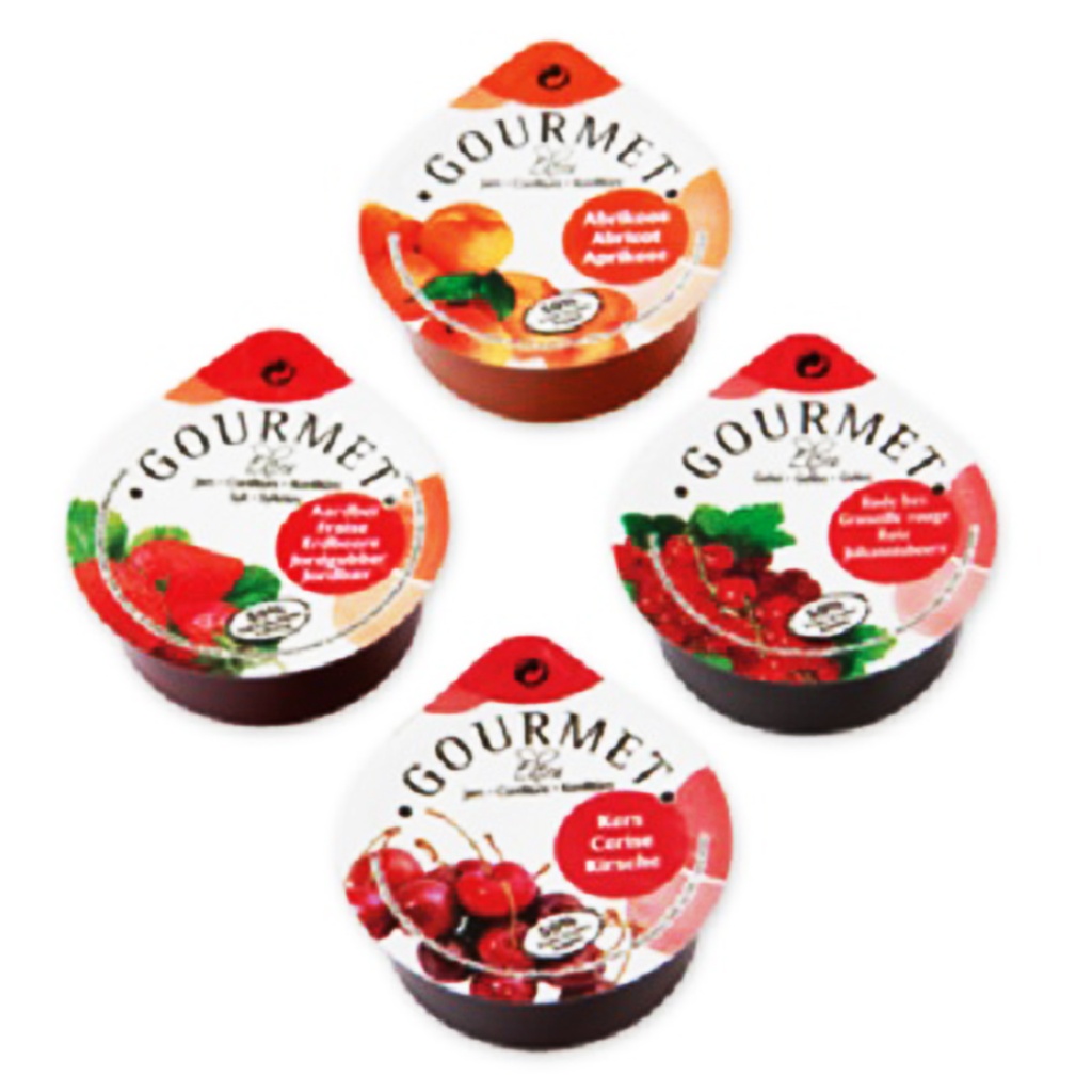 Confituur Portie Assorti Gourmet 100 X 25 GR